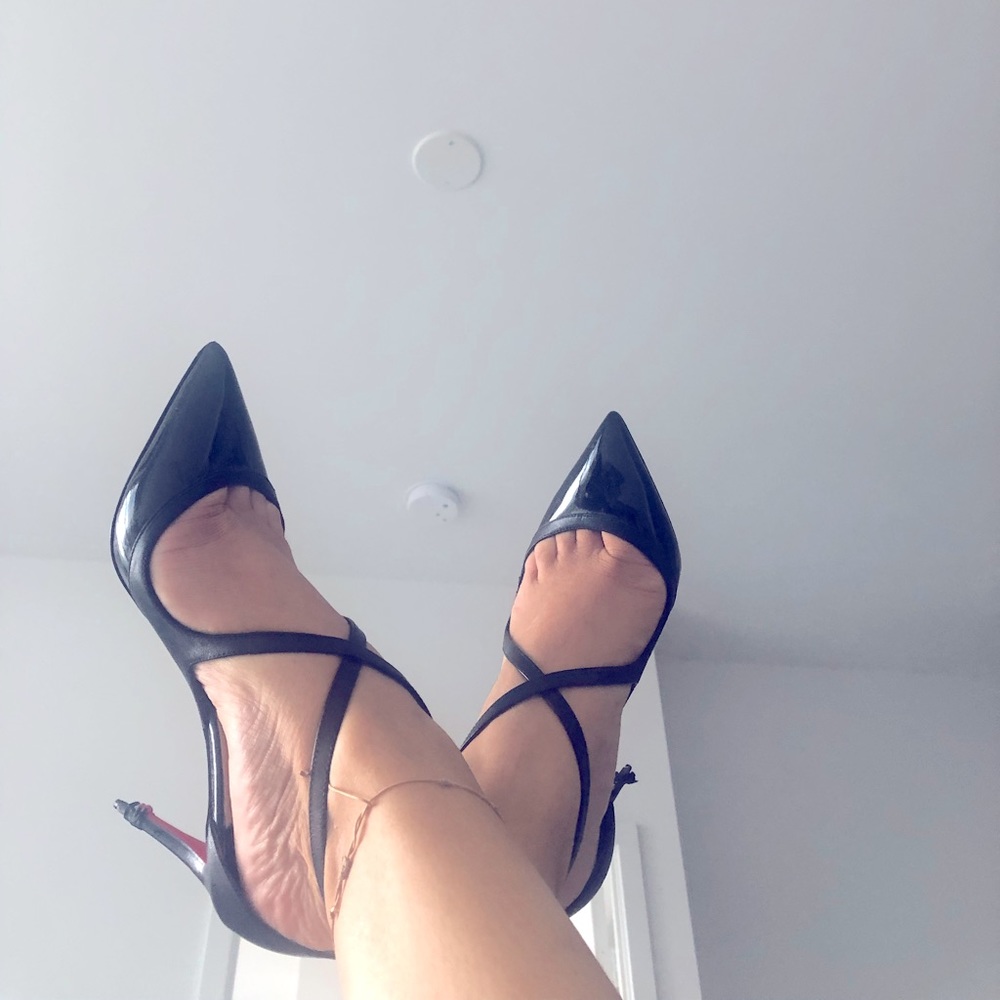 Louboutin heels only worn a few times. No longer available in Canada